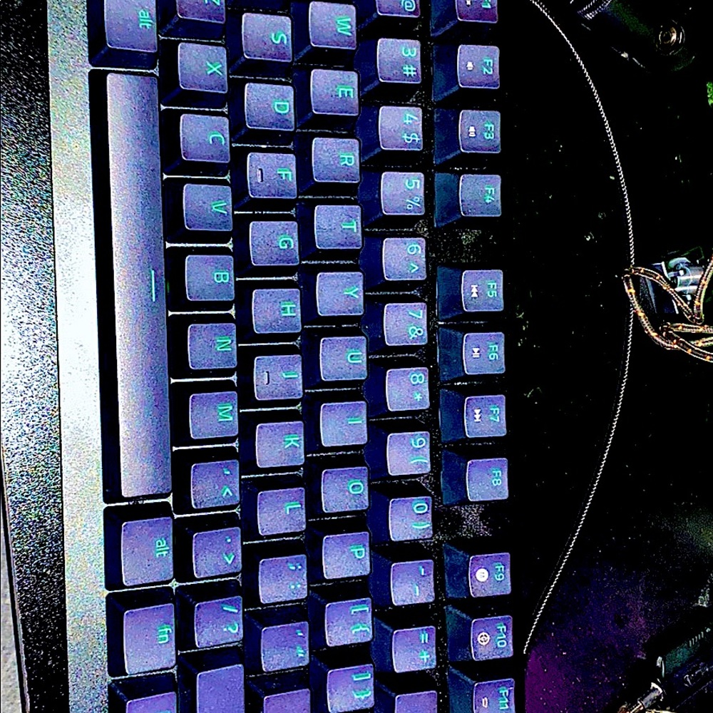 It is a razer huntsman turnament edition gaming keyboard